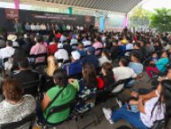 Firma de convenio con 10 presidentes en Región Sur.