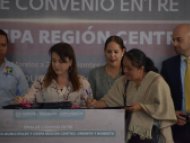 Firma de convenios con alcaldes de las regiones Centro, Oriente y Noreste del estado