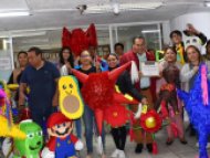 Destacan estudiantes de CESPA con elaboración de piñatas que fusionan arte, tradición y solidaridad 